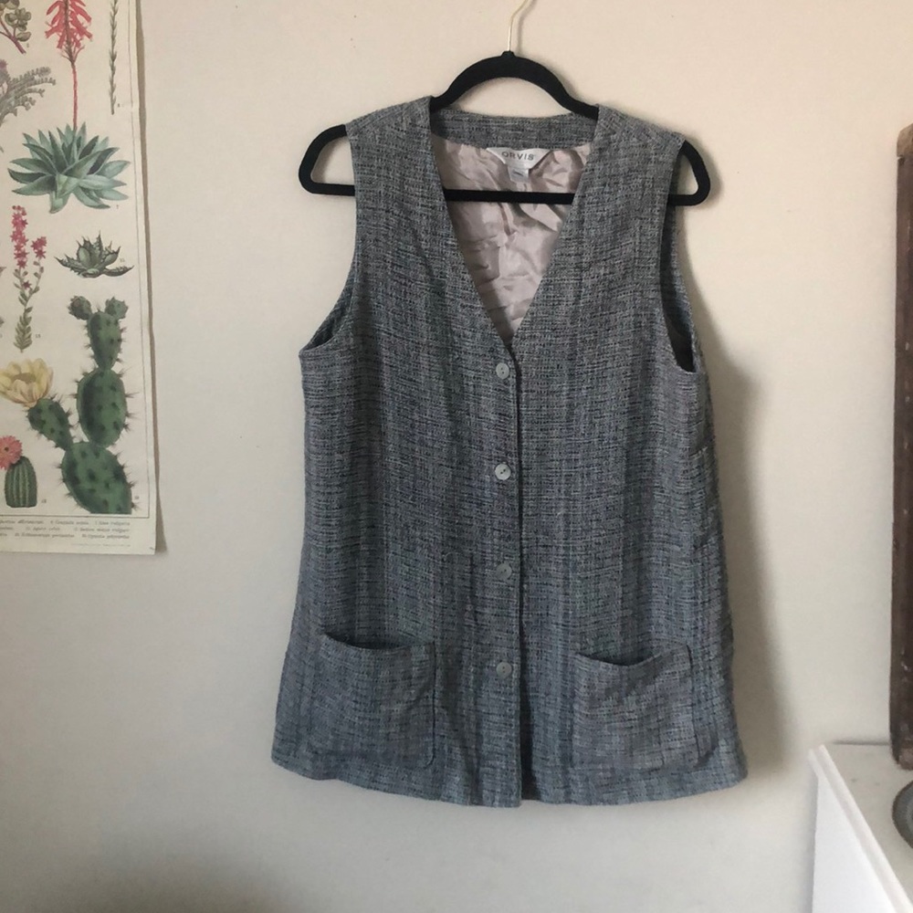Knit Dress/Long Vest